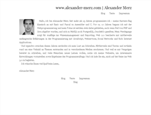 Tablet Screenshot of alexander-merz.com